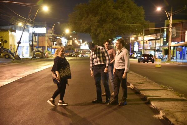 Intendente de Asunción verificó obras sobre Eusebio Ayala - Nacionales - ABC Color