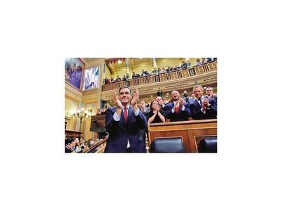 Eligen presidente de España al socialista  Pedro Sánchez