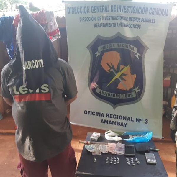 Policía detuvo a presunto microtraficante en Pedro Juan Caballero » Ñanduti