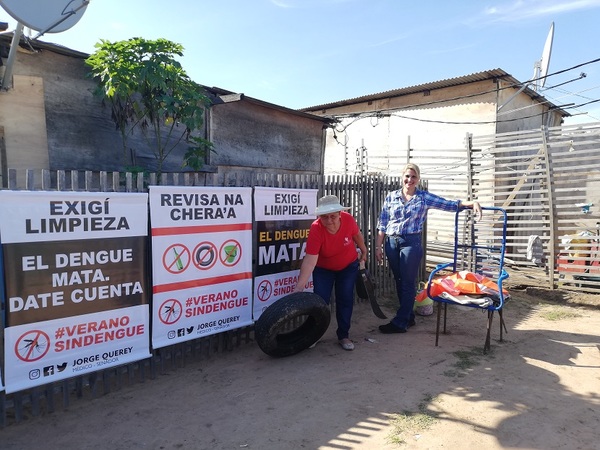 Minga ambiental en Zeballos ante alerta roja de dengue