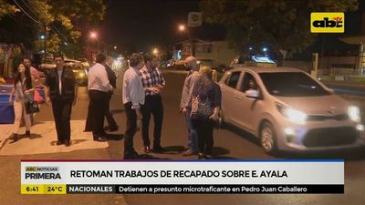 Retoman trabajos de recapado sobre Eusebio Ayala - ABC Noticias - ABC Color