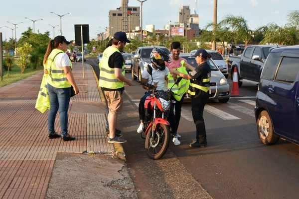 Campaña vial sensibiliza enfocándose en principales factores de riesgo