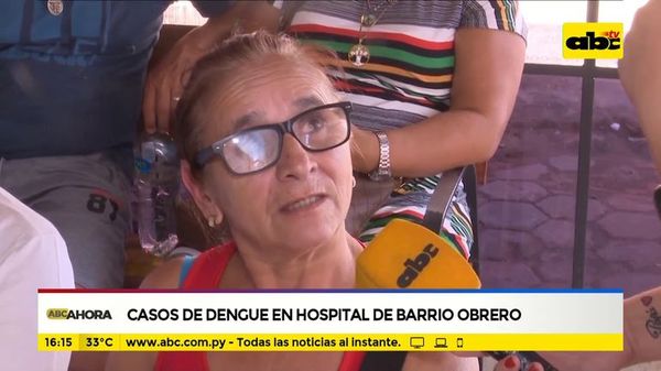 Casos de dengue en hospital de Barrio Obrero - ABC Noticias - ABC Color