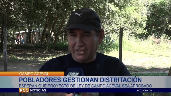 DISTRITACIÓN DE CAMPO ACEVAL: UN SUEÑO LARGAMENTE ACARICIADO