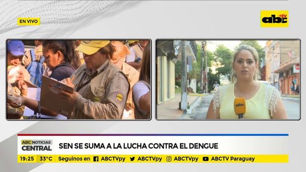 SEN se suma a la lucha contra el dengue - ABC Noticias - ABC Color