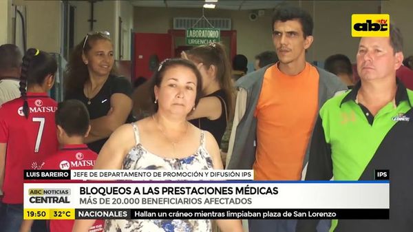 Bloqueoes a las prestaciones médicas - ABC Noticias - ABC Color