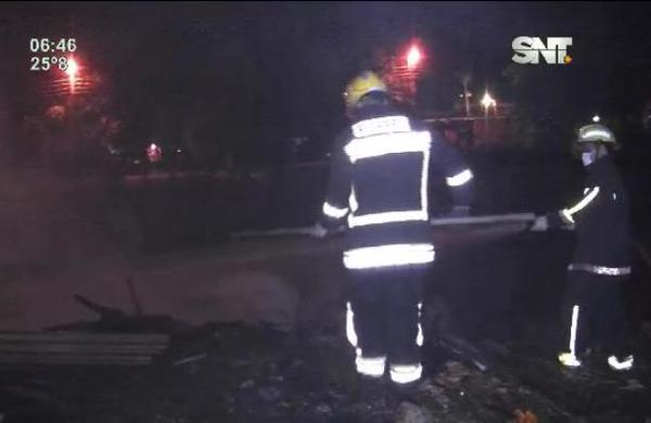 Quema de basura causó gran susto - SNT