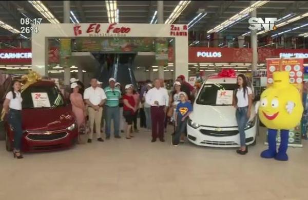 Supermercado La Bomba entrega automóviles cero kilómetro - SNT