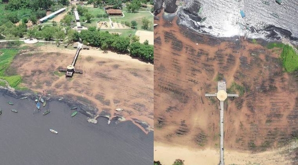 HOY / El lago Ypacaraí se vuelve oscuro, hediondo y se seca: ¿Fin del emblemático sitio?