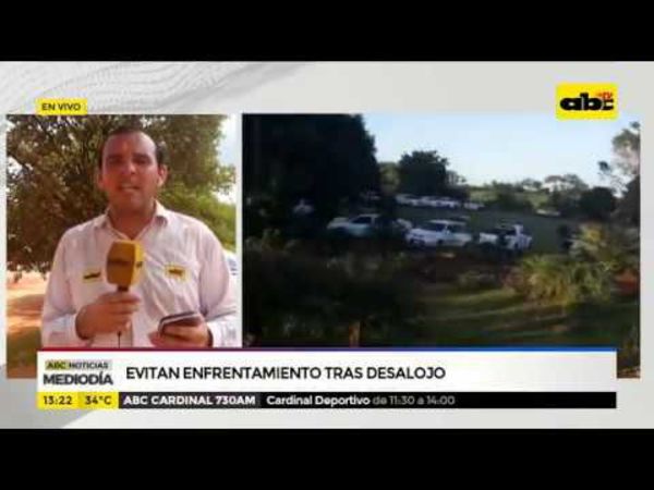 Evitan enfrentamiento tras desalojo - ABC Noticias - ABC Color