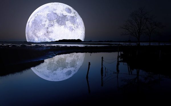 Un paseo en kayak bajo  la luna llena de San Ber