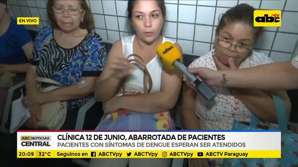 Clínica 12 de Junio, abarrotada de pacientes - ABC Noticias - ABC Color