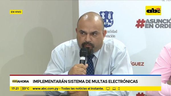 Implementarán sistema de multas electrónicas - ABC Noticias - ABC Color