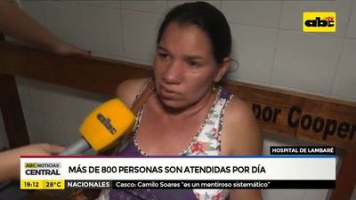 Hospital de Lambaré atiende a más de 800 personas por día - ABC Noticias - ABC Color