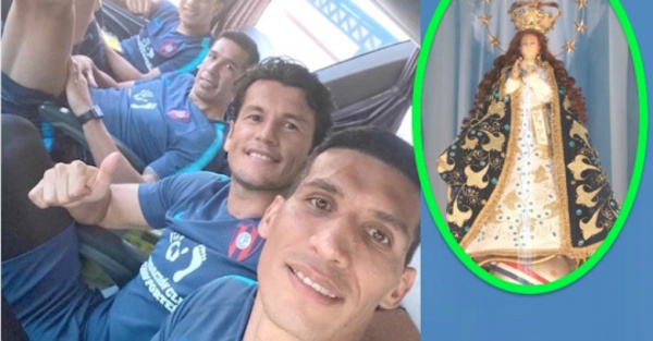 “Chiqui” y su plantel visitaron a la Virgen