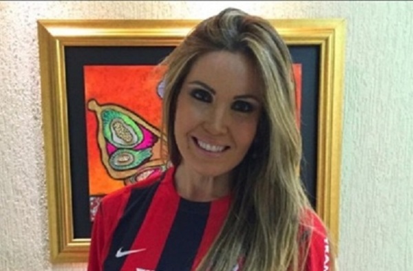 Lorena Arias discutió con un internauta por Cerro Porteño