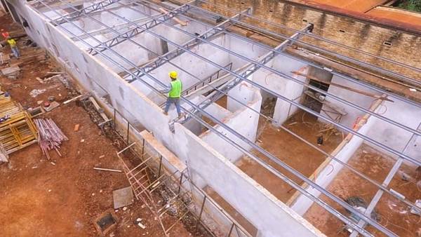 Obras de ampliación del Hospital de Hernandarias presentan un importante avance
