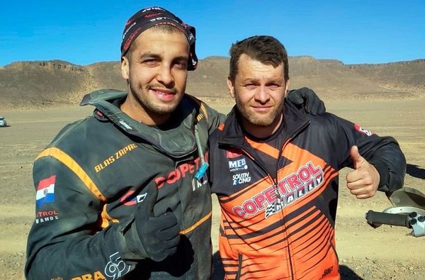 Blas Zapag no para de escalar lugares en el Dakar