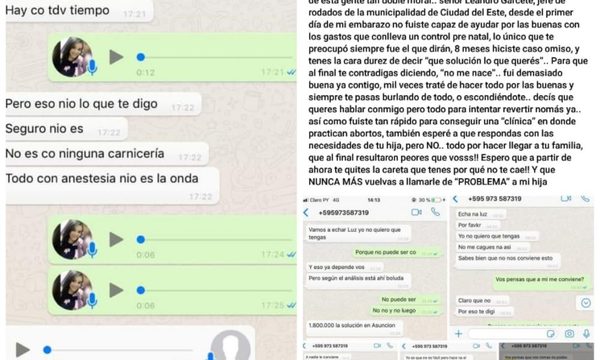 Funcionario de la Municipalidad de CDE exigió a una joven que aborte