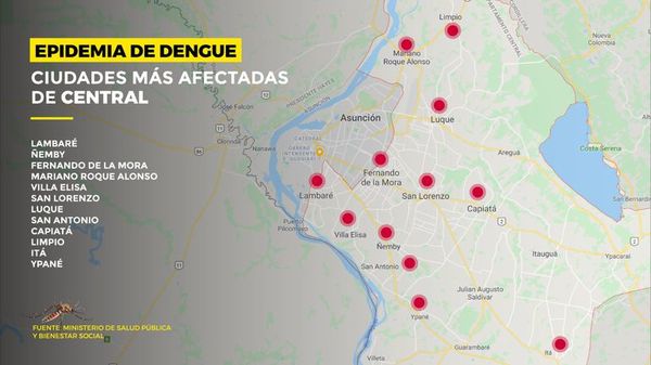Dengue: cuatro muertes bajo lupa y 130 personas internadas - Nacionales - ABC Color