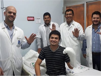 Recuperó su mano: "Puedo decir que es un milagro lo que me pasó"