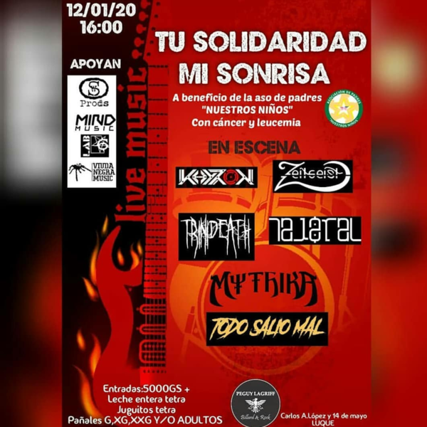 Concierto de rock y metal en beneficio a niños con leucemia - .::RADIO NACIONAL::.