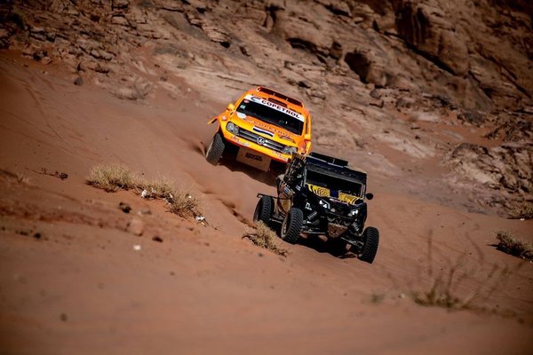 Rally Dakar. La armada paraguaya resistió a otra dura etapa y escaló posiciones