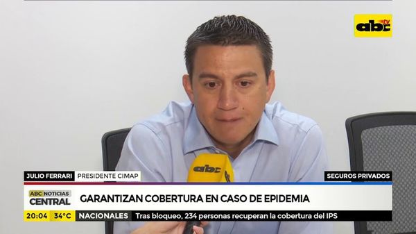 Seguros privados garantizan cobertura en caso de epidemia - ABC Noticias - ABC Color
