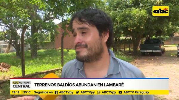 Abundan baldíos en Lambaré - ABC Noticias - ABC Color