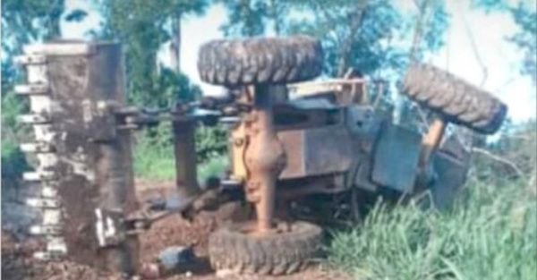 Enorme tractor mató a su joven operador anga