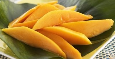 Delicias a base de mango en Areguá