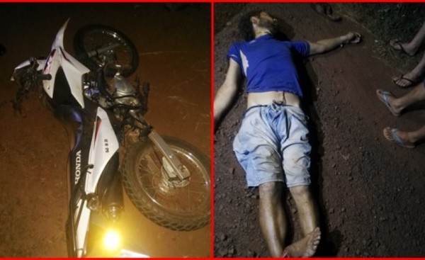 Peatón muere arrollado por un motociclista