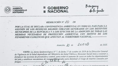 MADES declara contingencia ambiental a nivel país ante epidemia de Dengue