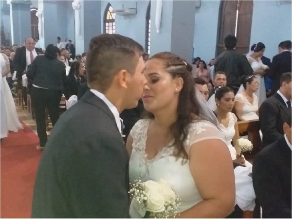 Más de un centenar de parejas dan el sí en Caazapá