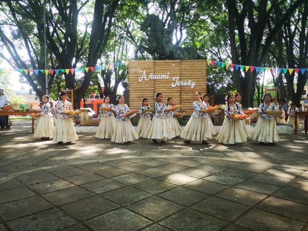Muestra coreográfica en plaza de Piribebuy - Nacionales - ABC Color