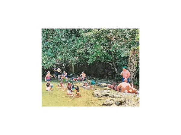 Concepción: Turistas copan aguas cristalinas de Tagatiyá