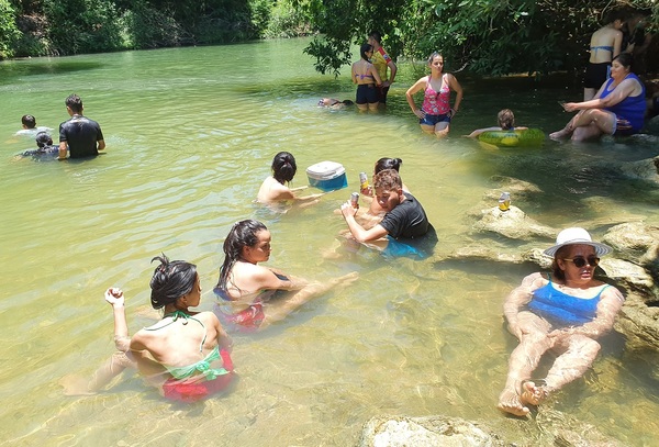 Concepción: Turistas copan aguas cristalinas de Tagatiyá