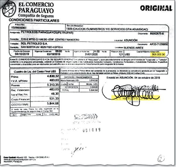 Saltan más anomalías en contratos otorgados por Petropar a Sol Petróleo - Economía - ABC Color