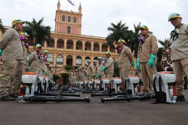 Senepa recibe máquinas y equipamientos para fortalecer campaña antidengue | .::Agencia IP::.