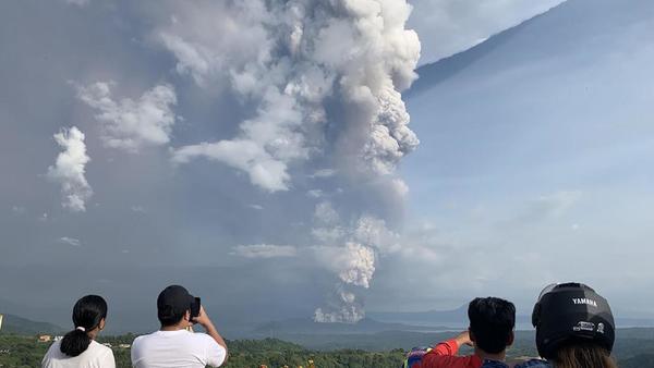 Erupción de volcán Taal: más de 24.500 evacuados en Filipinas - ADN Paraguayo