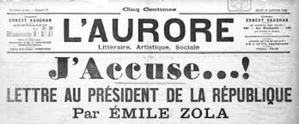A 122 años de la proclama del escritor Émile Zola contra el antisemitismo en Francia
