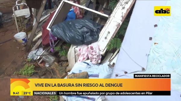 Vive en la basura sin riesgo al dengue - ABC Noticias - ABC Color