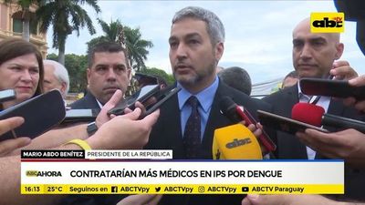 Contratarán más médicos en IPS por dengue - ABC Noticias - ABC Color
