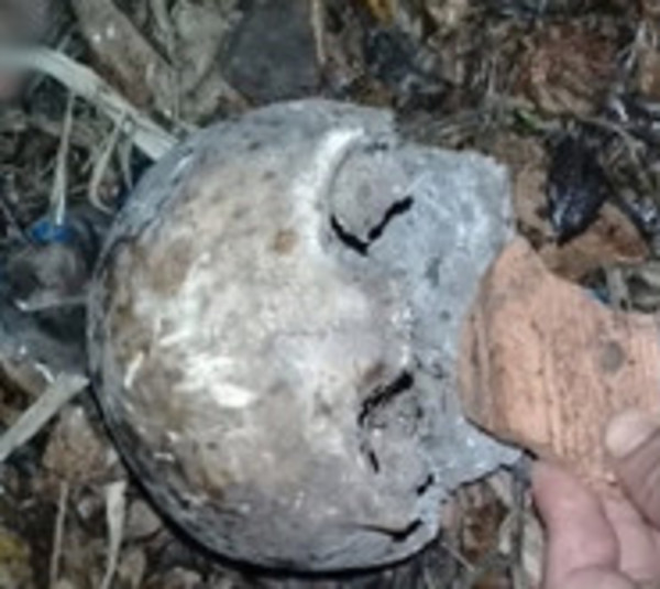 Hallan cráneo dentro de un tambor en cauces de un río en Carapeguá - Paraguay.com