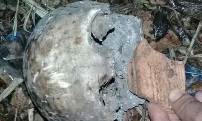 Hallan cráneo humano en un tambor a orillas de un arroyo en Carapeguá - Nacionales - ABC Color