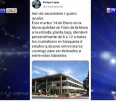 Enrique López pone a disposición su cargo - Paraguay.com