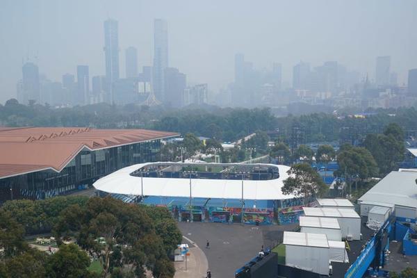 La contaminación en Melbourne por los fuegos afectan al Abierto de Australia » Ñanduti