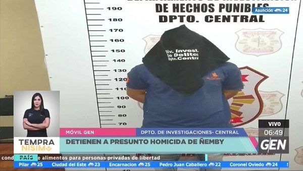 Se entrega sospechoso de crimen de joven en Ñemby