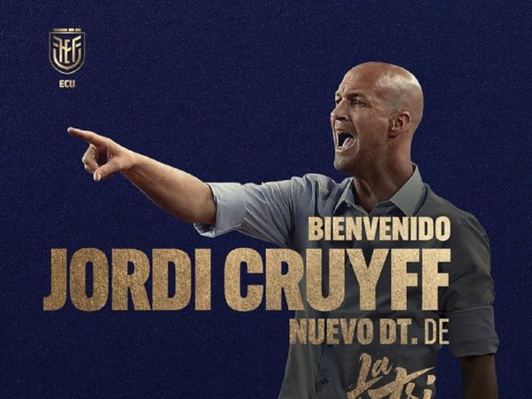 Ecuador anuncia a su nuevo técnico: Jordi Cruyff