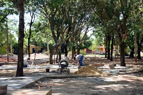 Expo Caazapá suspendida por remodelación de plaza - Nacionales - ABC Color